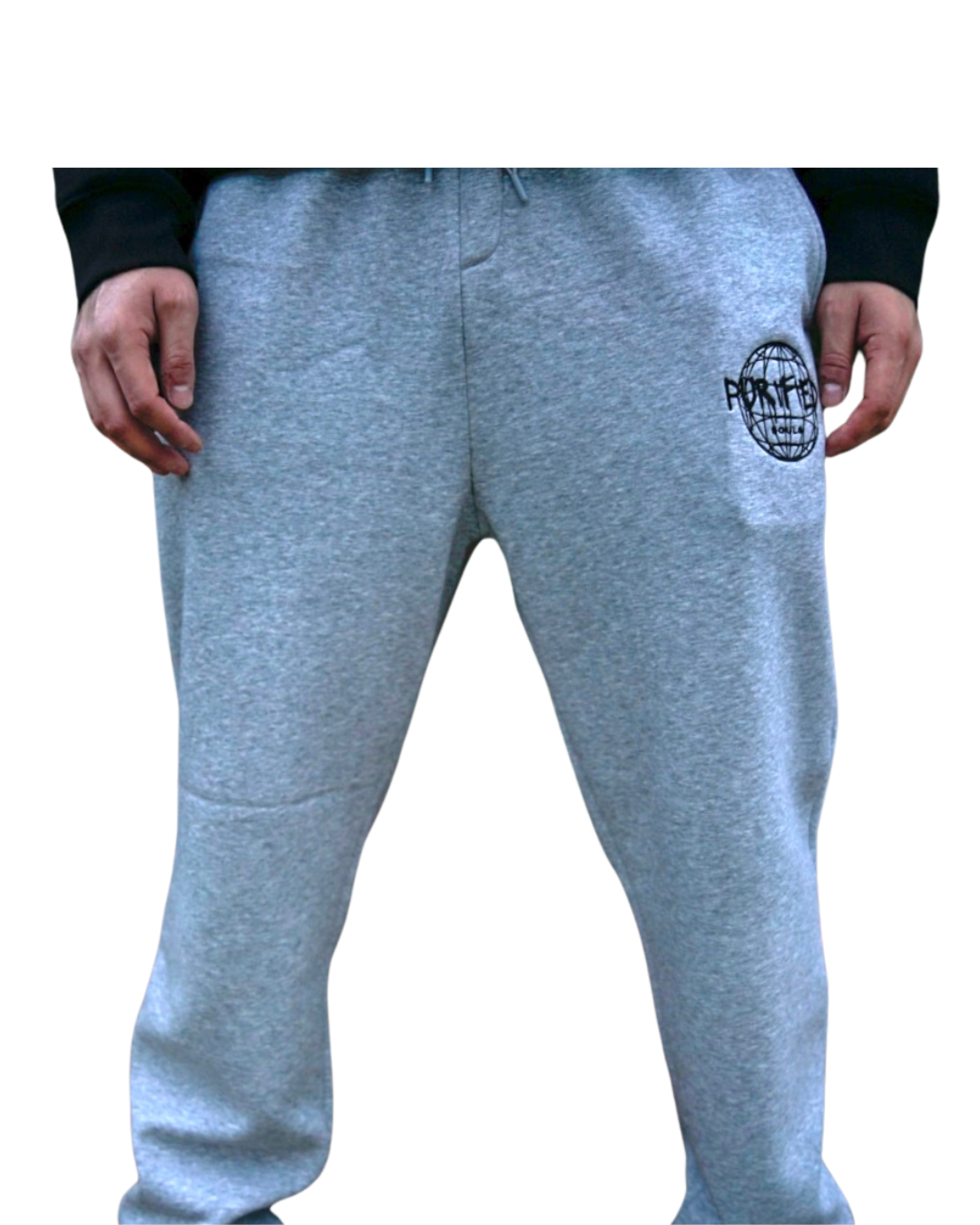 Gray Purified Sweatpants Unisex