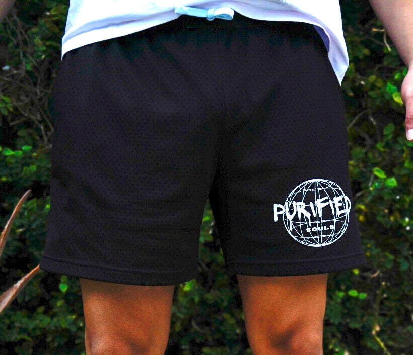 Black Purified Shorts Men
