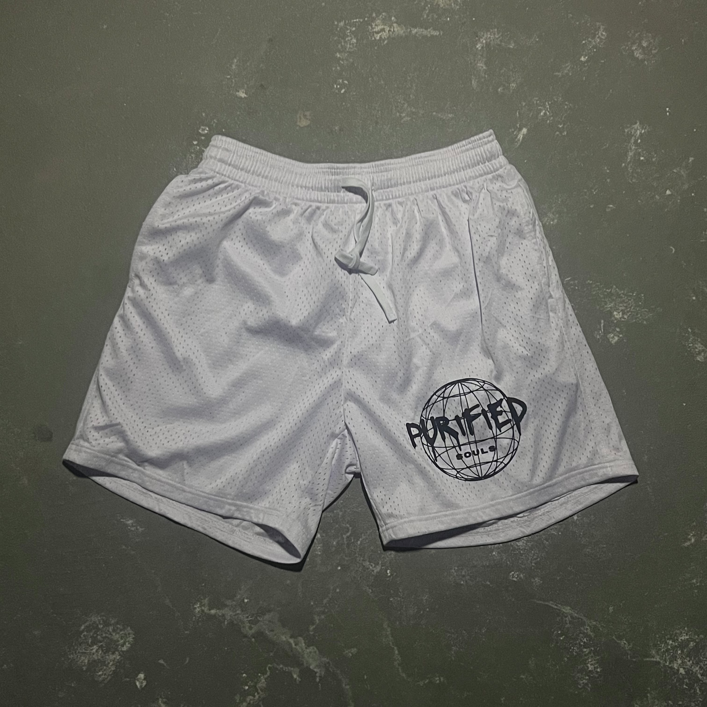 White Purified Shorts Men