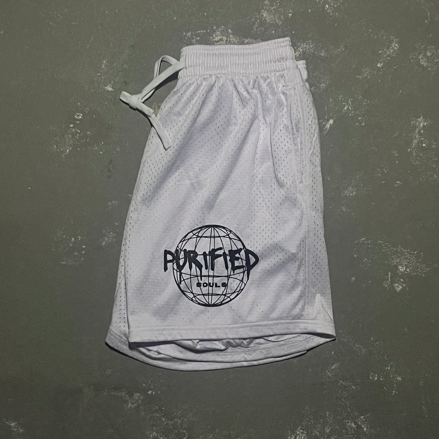 White Purified Shorts Men