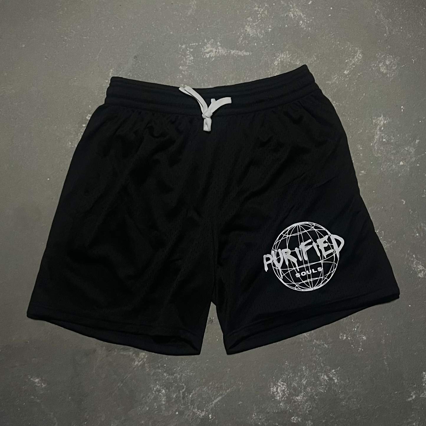 Black Purified Shorts Men